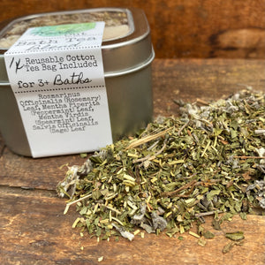 Herbal Bath Tea Blends - 4 Different blends to soak your worries away - Various blends