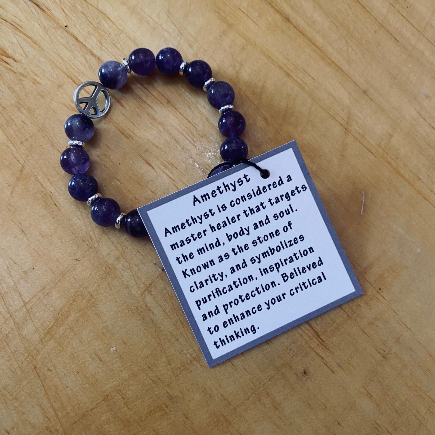 Hippie Bracelets - Semi Precious Stones with meaning - Sunstone, Amethyst, Rhodonite, Hematite, Rose Quartz, or Howlite - The Hippie Farmer