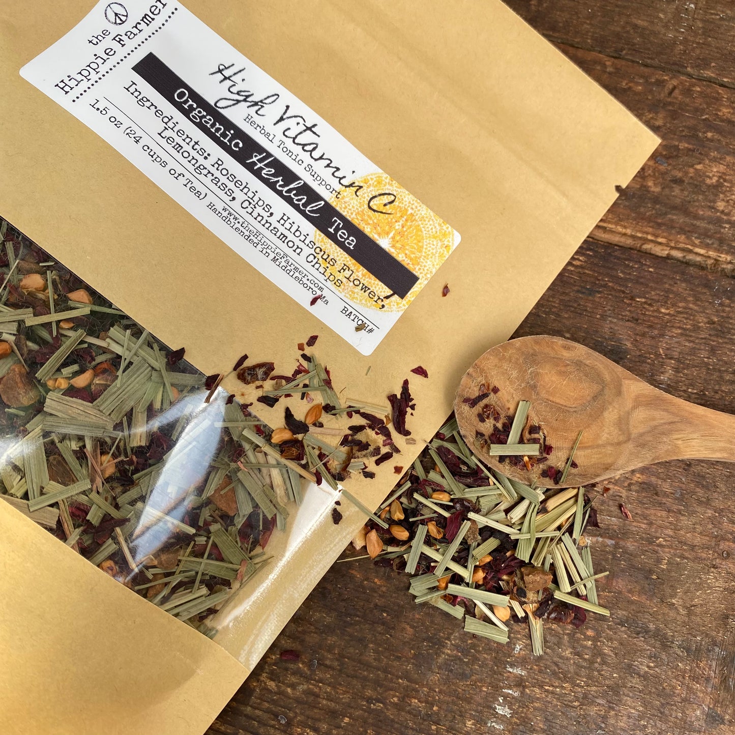 High Vit C - Organic Herbal Teas - 1.5oz - The Hippie Farmer