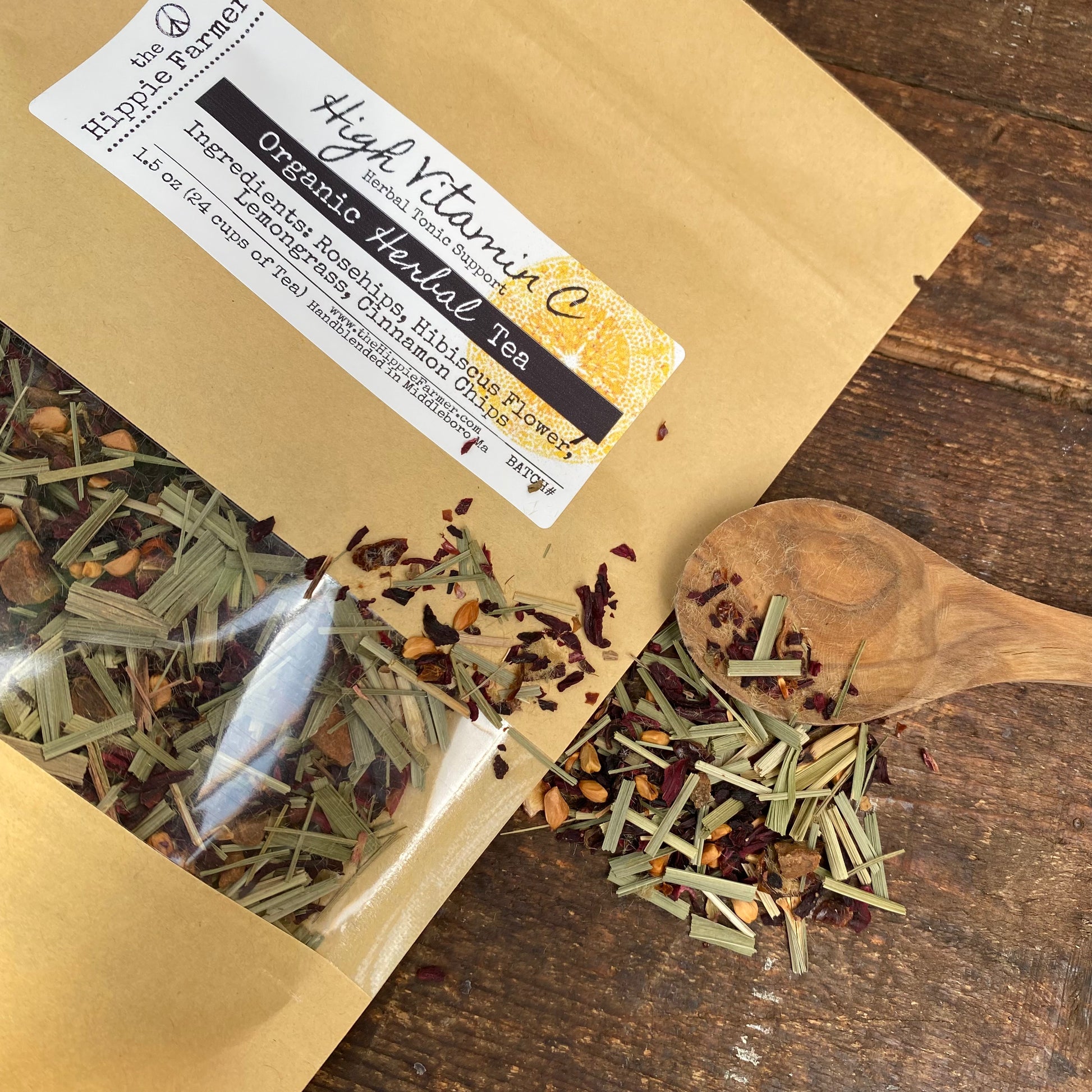 High Vit C - Organic Herbal Teas - 1.5oz - The Hippie Farmer