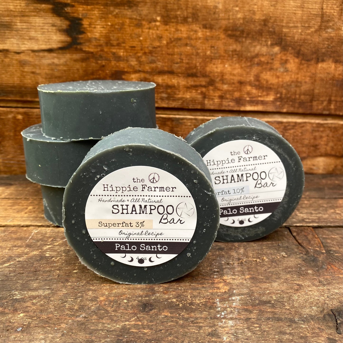 Shampoo Soap Bar - Palo Santo - 3% or 10% Superfat - The Hippie Farmer