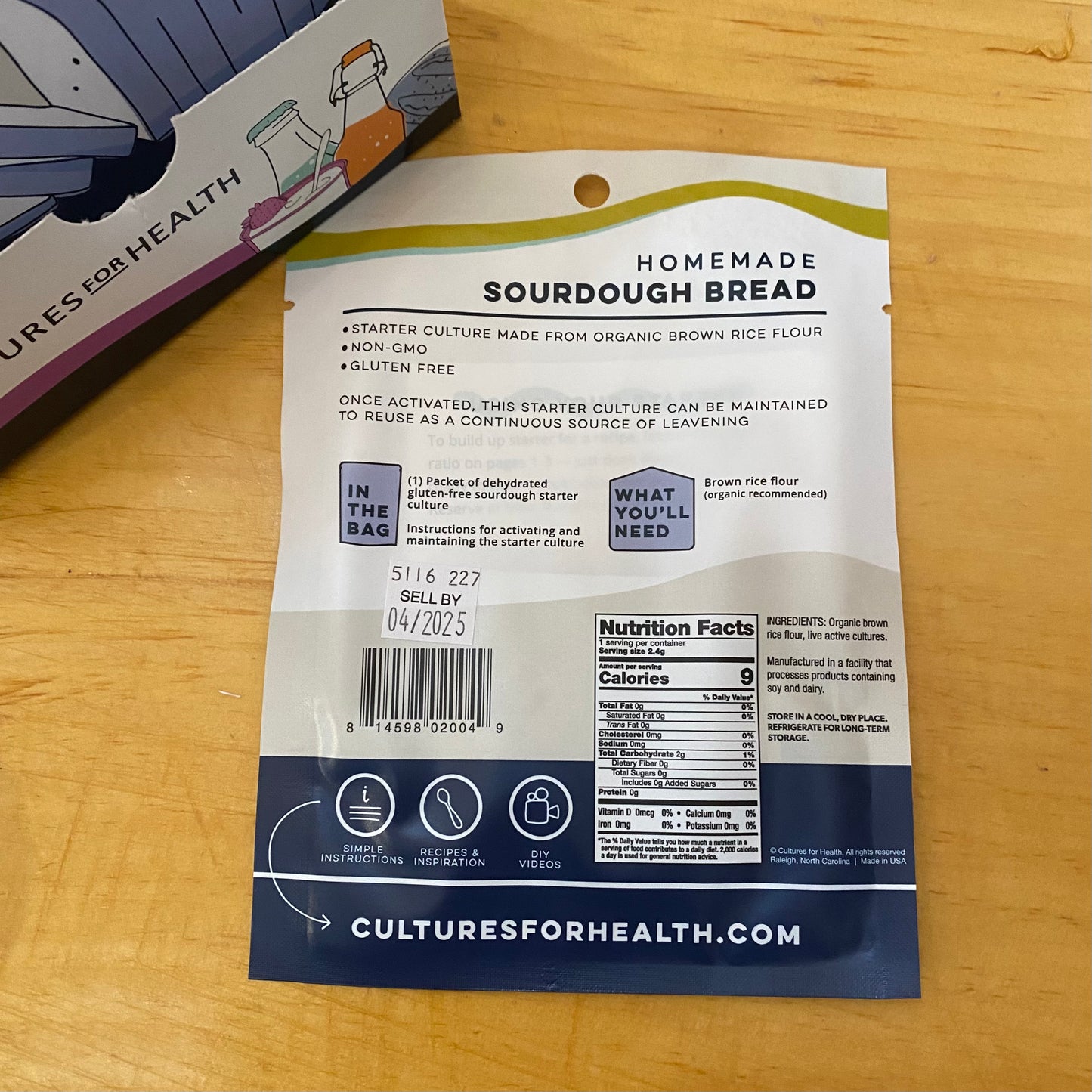 Gluten-Free Sourdough Starter - Starter Culture - by Culture for Health - The Hippie Farmer