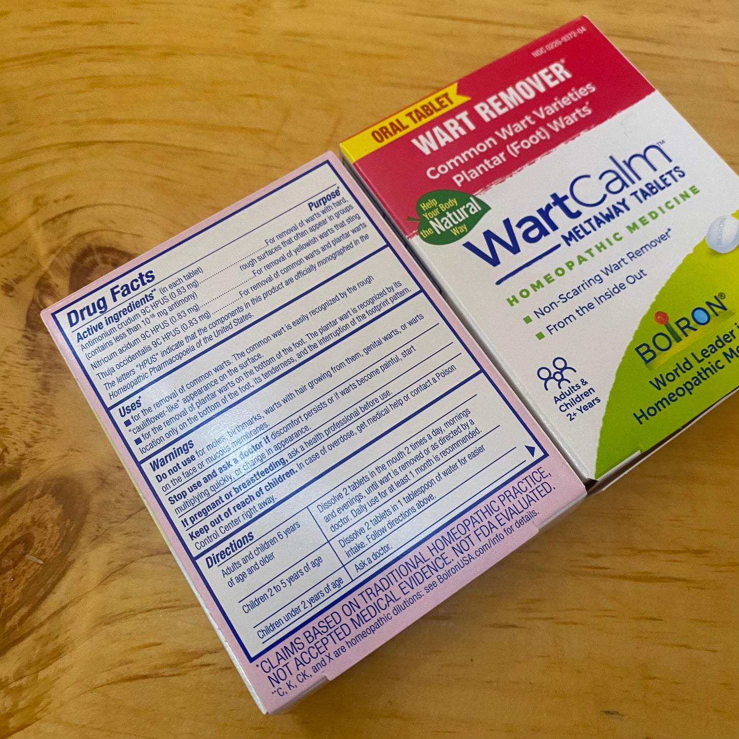 Wart Calm - Meltaway Tabs - by Boiron Homeopathic