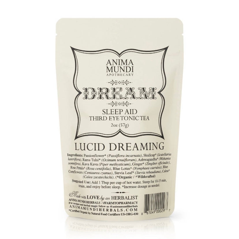 DREAM - Lucid Dreaming - Sleep Aid & Third Eye Tonic Tea - 2oz by Anima Mundi - The Hippie Farmer