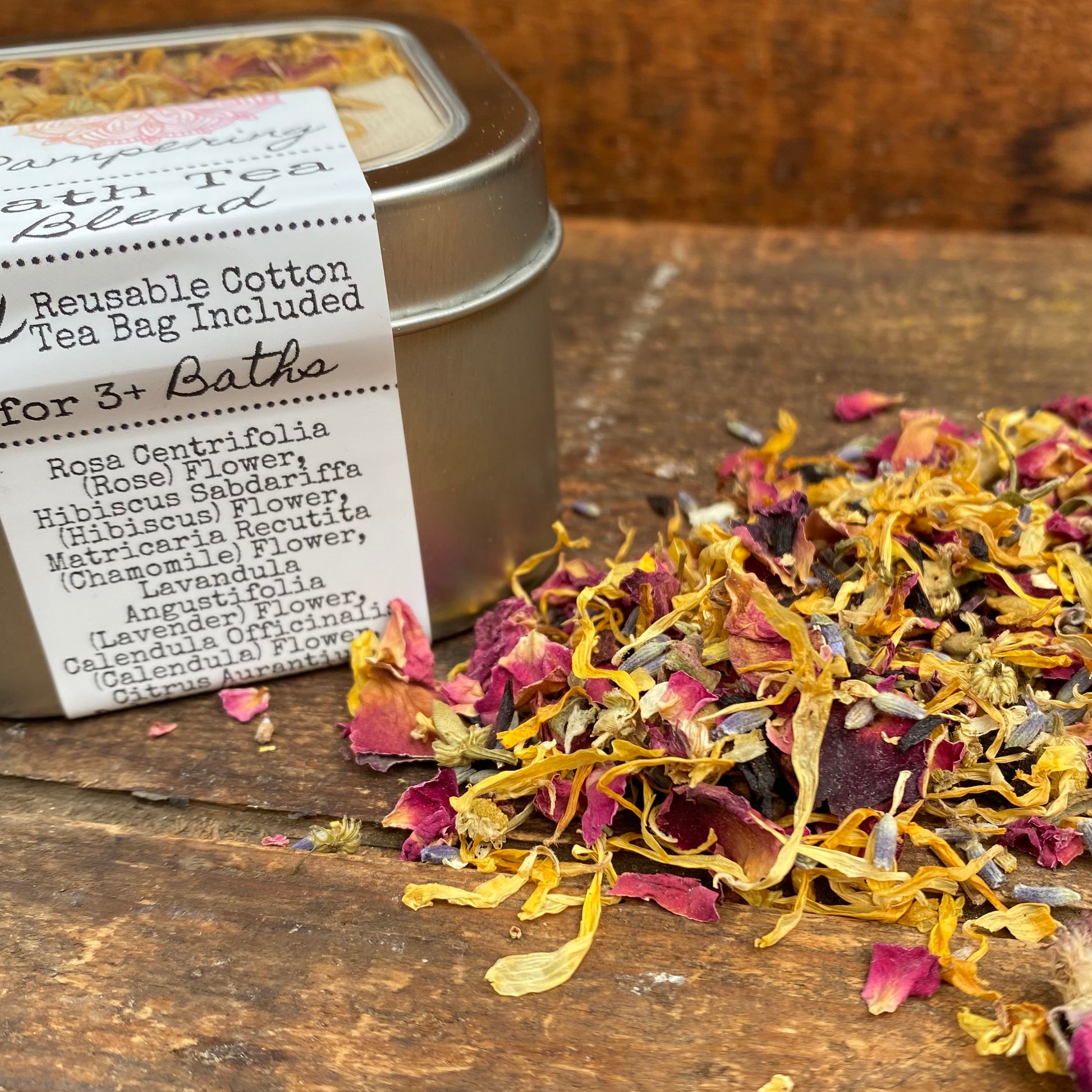 Herbal Bath Tea Blends - 4 Different blends to soak your worries away - Various blends - The Hippie Farmer