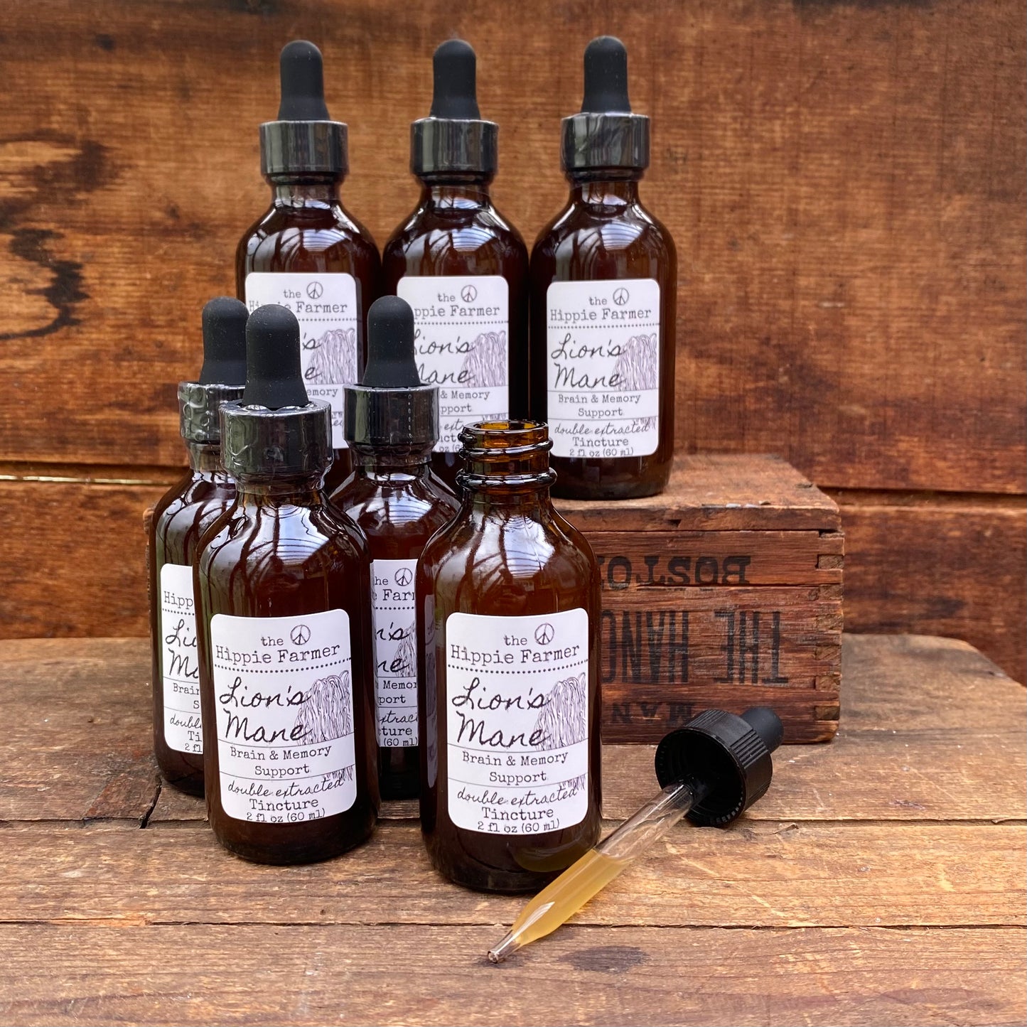 Lion’s Mane Tincture - Double Extracted - The Hippie Farmer