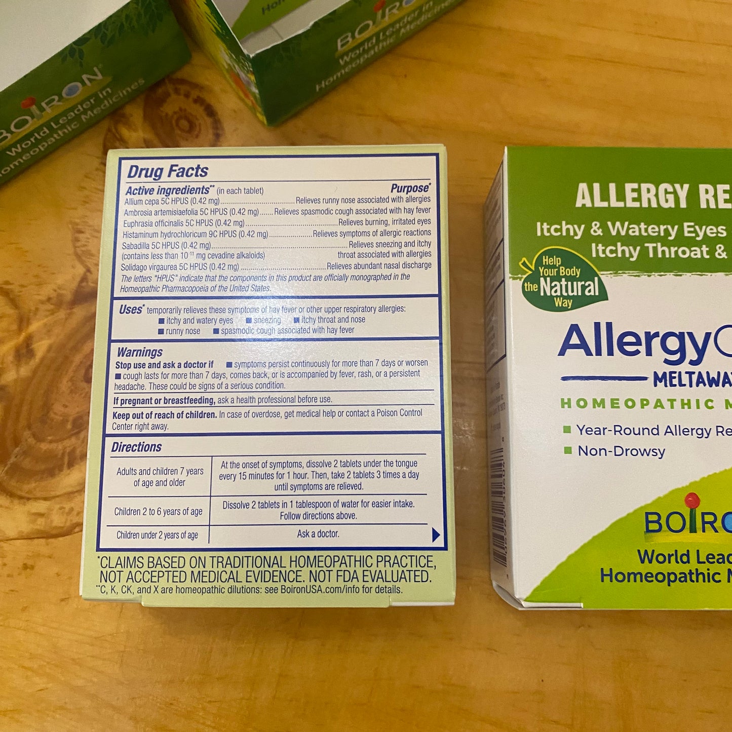 Allergy Calm - Kids or Adults - by Boiron Homeopathic - The Hippie Farmer