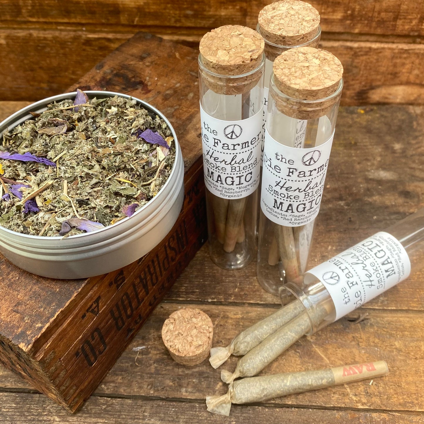 MAGIC - Smoking Blend - 3 Rolled or 4oz Tin - The Hippie Farmer