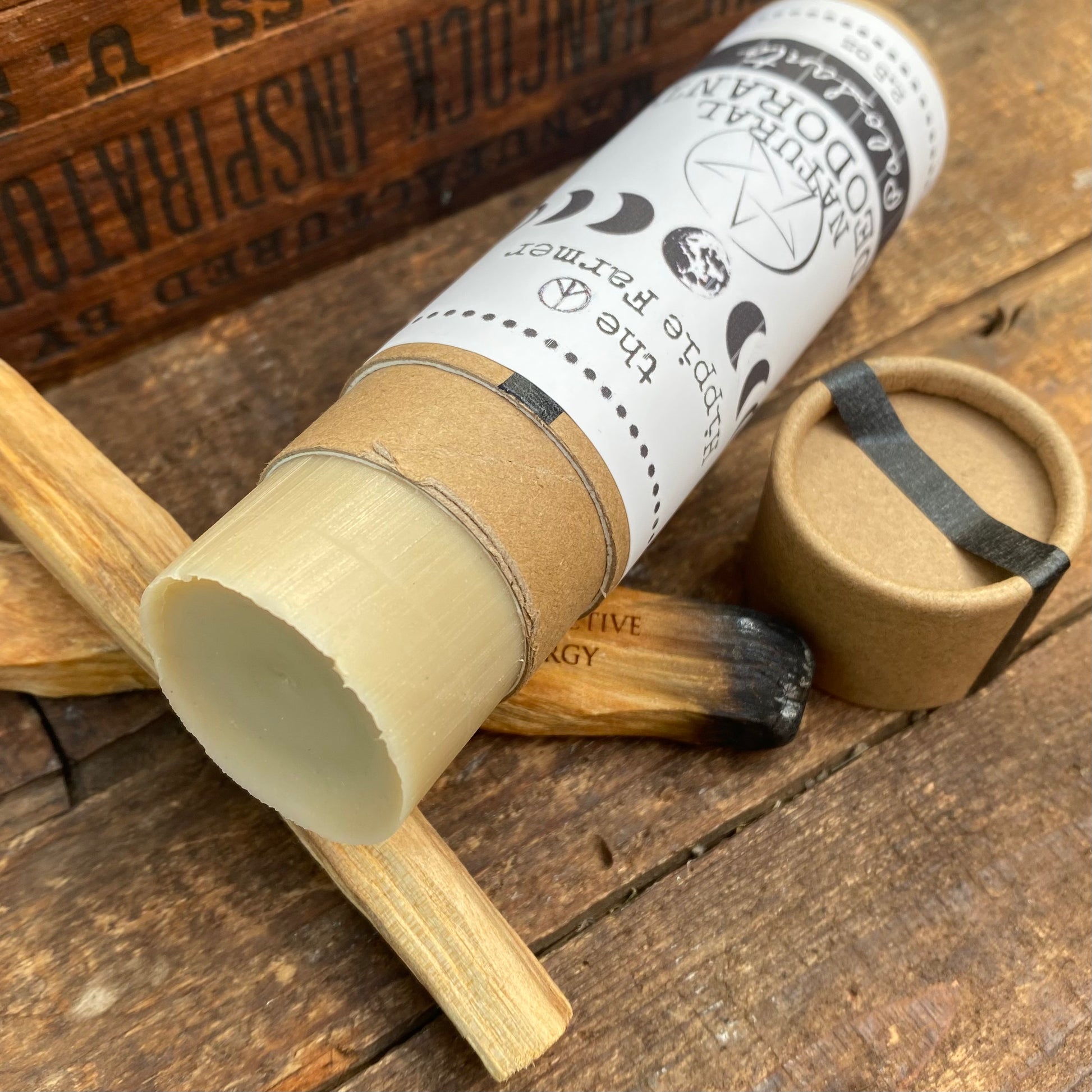 Natural Deodorant - Witch’s Brew (Palo Santo) - Aluminum and Baking Soda FREE - The Hippie Farmer