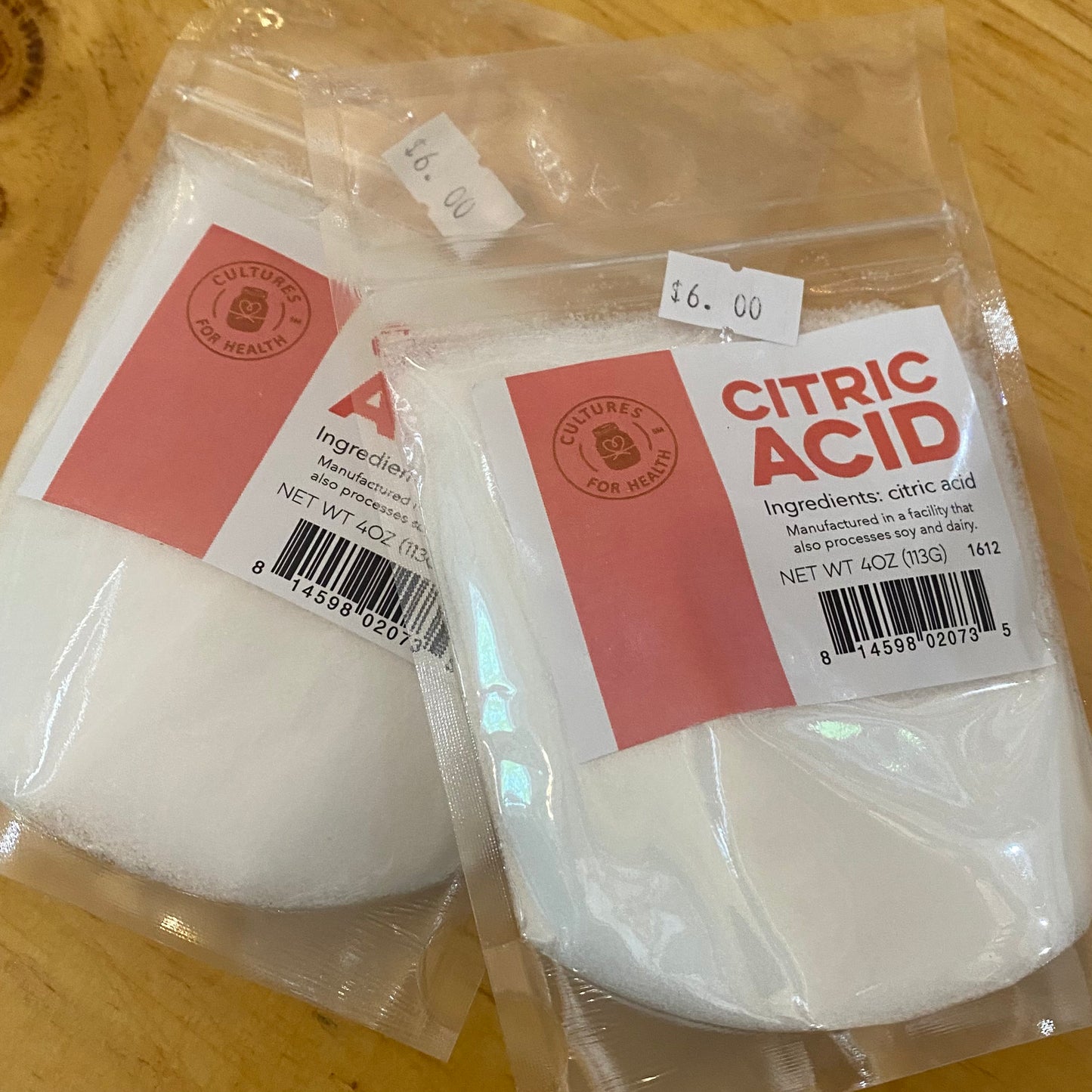 Citric Acid - 4oz - The Hippie Farmer