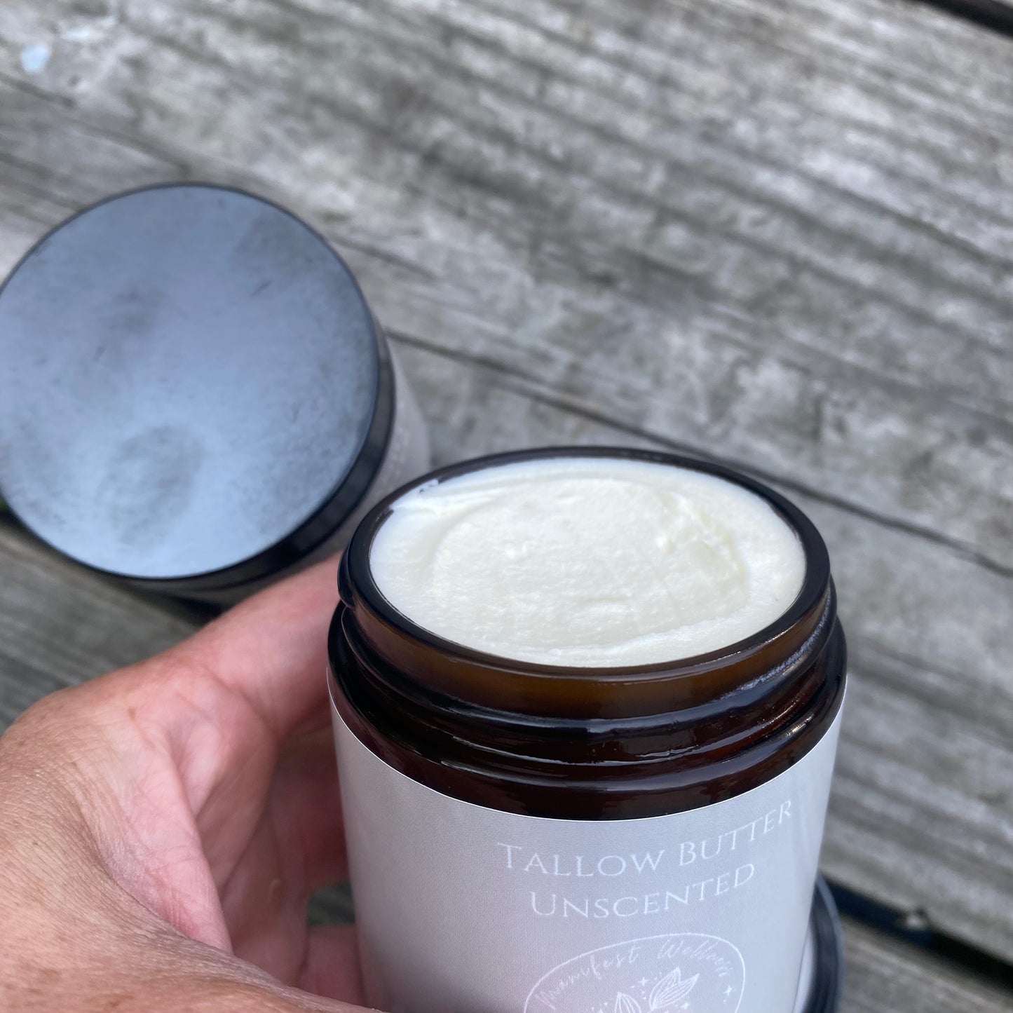 Whipped Grass-fed Tallow Butter - Unscented or Vanilla - by Manifest Wellness - The Hippie Farmer