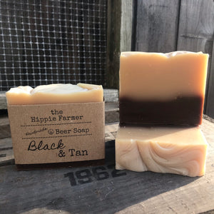 Black & Tan - Beer Milk Soap - 4.5oz - The Hippie Farmer