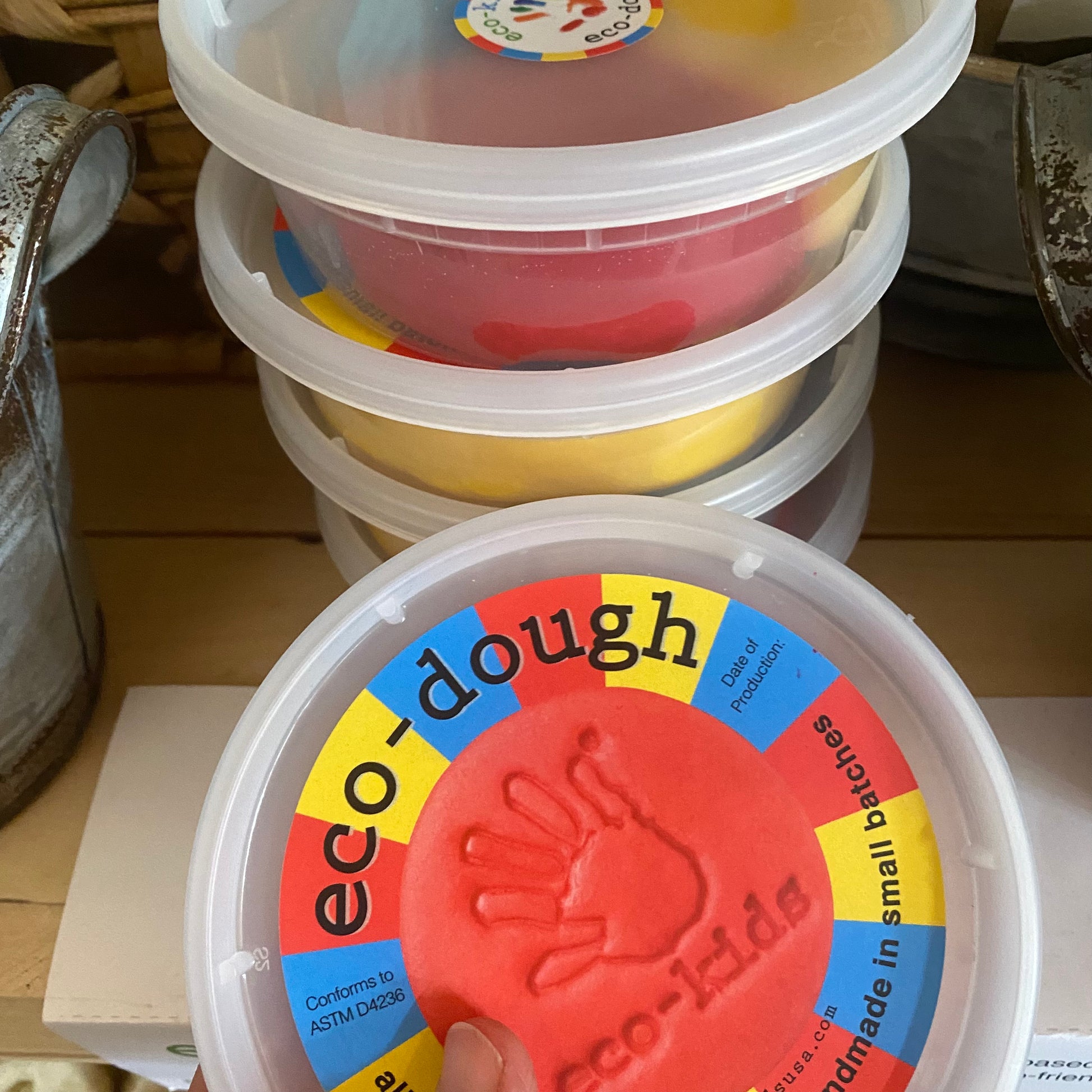 Eco Dough - All Natural and Non Toxic Play Dough - by eco kids - The Hippie Farmer