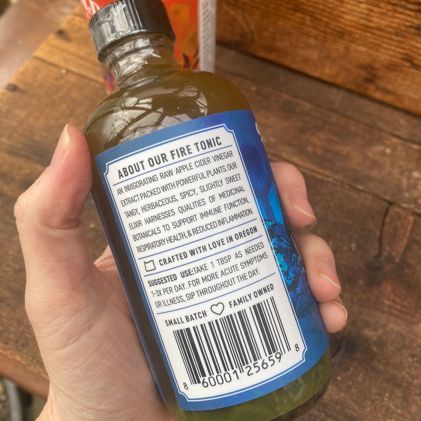 FIRE TONIC- The Fighter, The Lungs or The Digest - 8oz - by Wildfire Elixirs - The Hippie Farmer