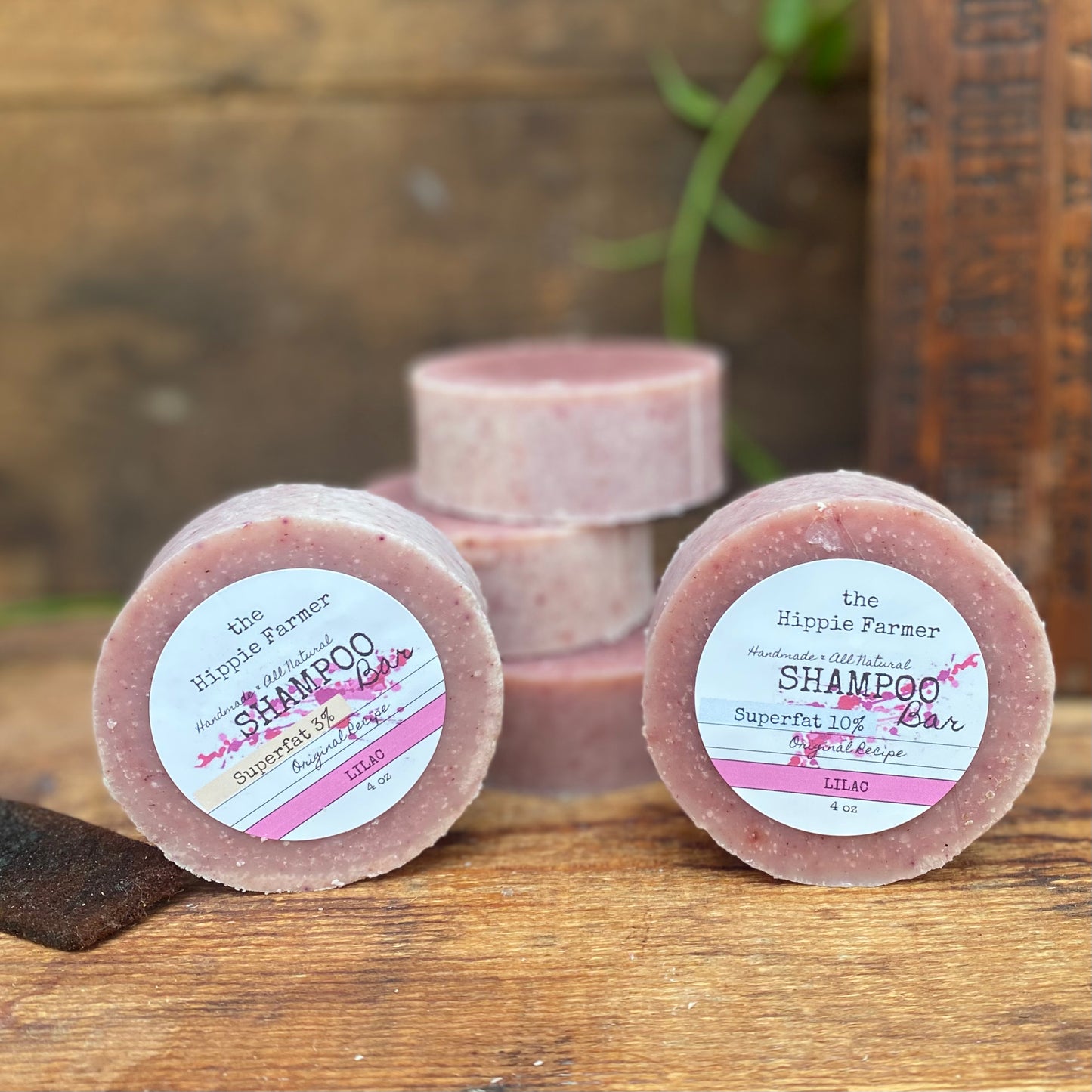 Shampoo Soap Bar - Lilac - 3% or 10% Superfat - The Hippie Farmer