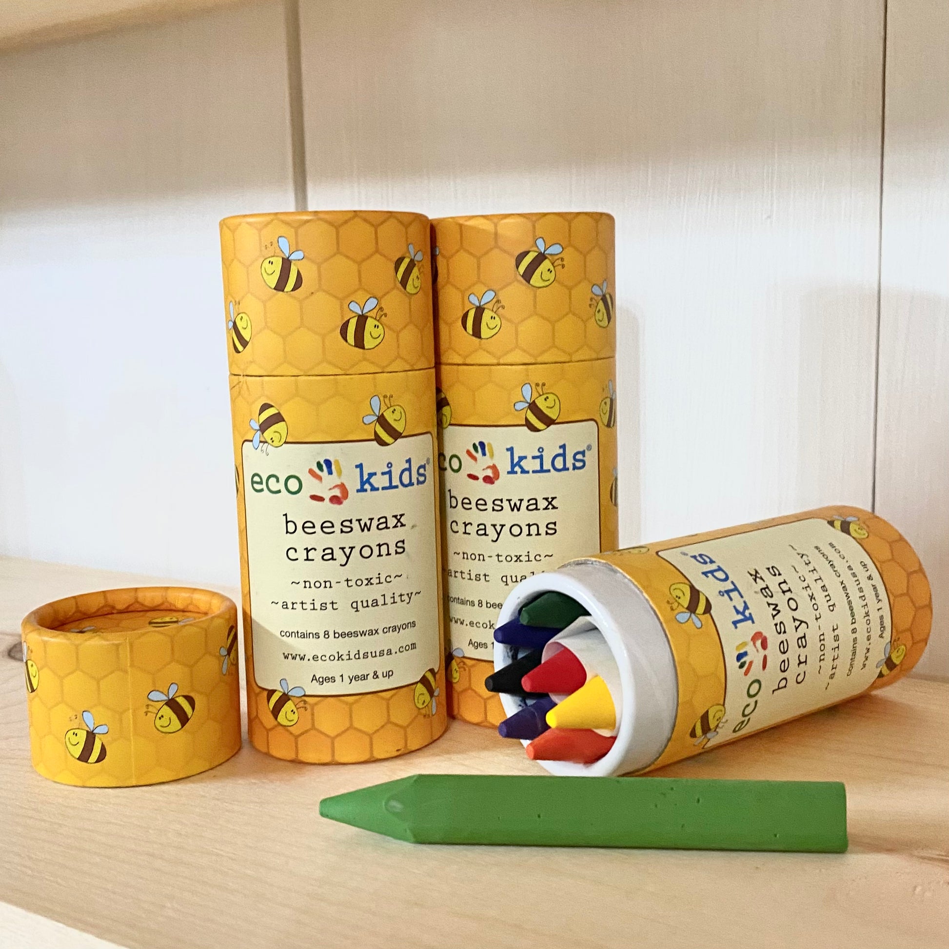 Beeswax Crayons - by eco kids - The Hippie Farmer