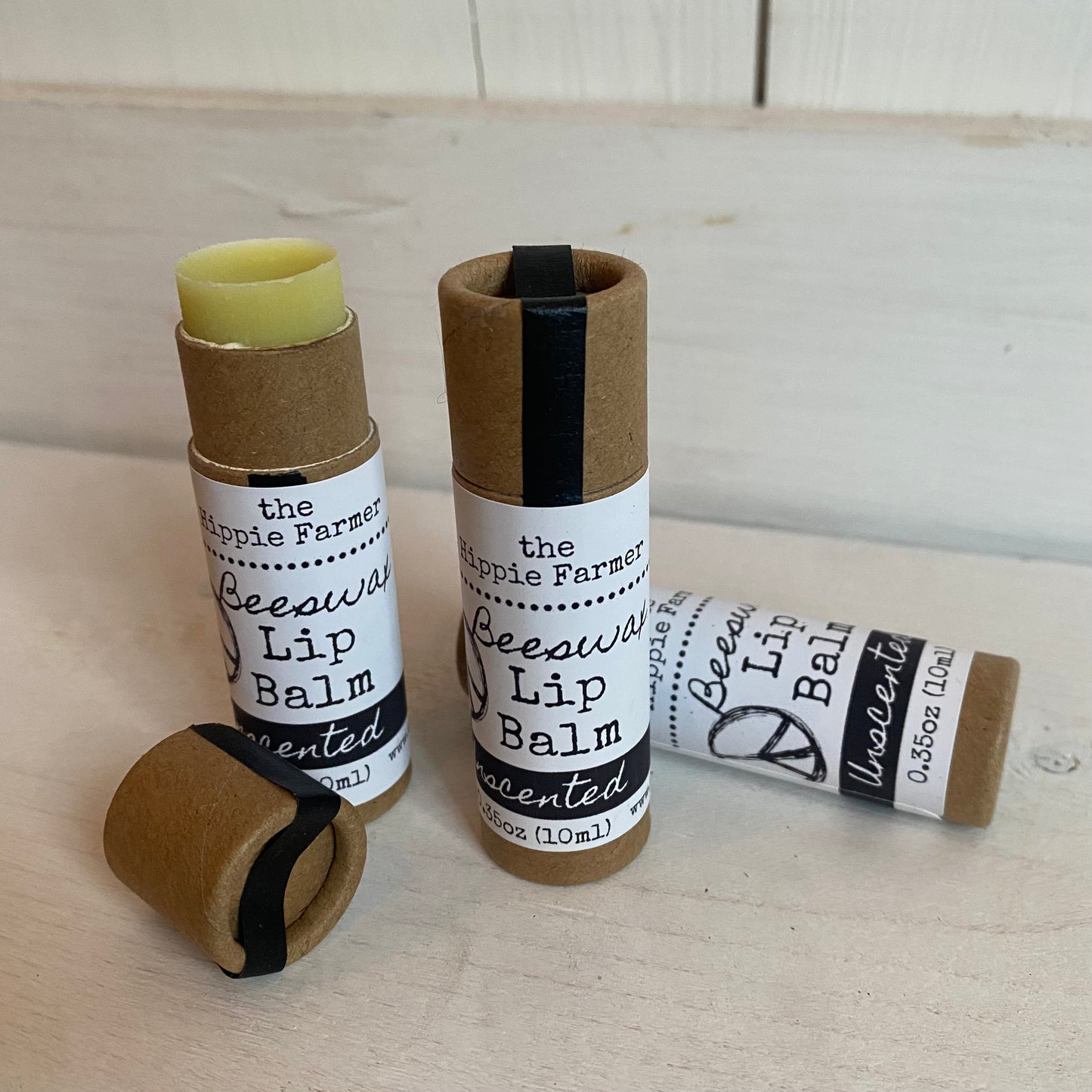 Unscented Lip Balm - Tube - 0.35oz - The Hippie Farmer