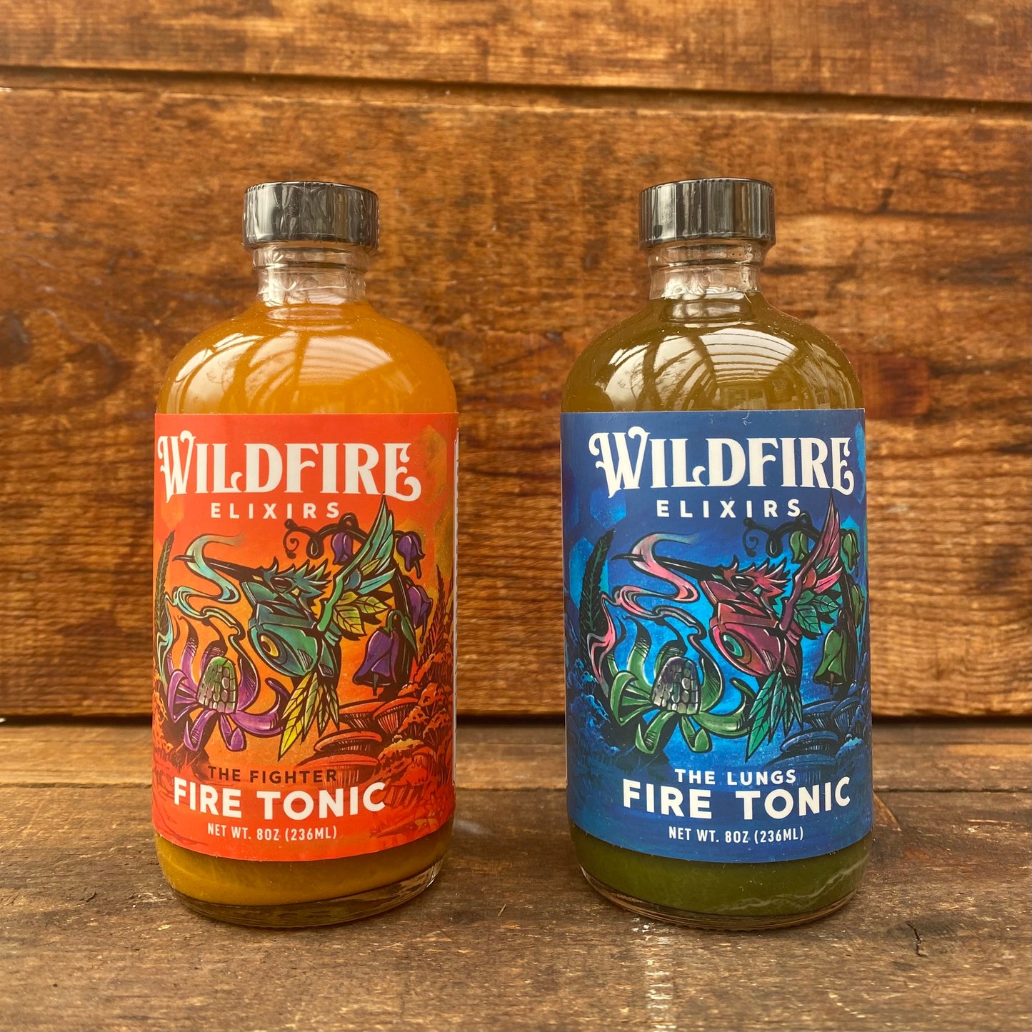FIRE TONIC- The Fighter, The Lungs or The Digest - 8oz - by Wildfire Elixirs - The Hippie Farmer
