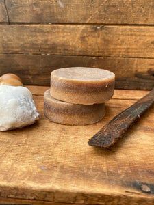 Old Fashioned Dual Lye Shave Soap - Frankincense & Myrrh - 3oz - The Hippie Farmer