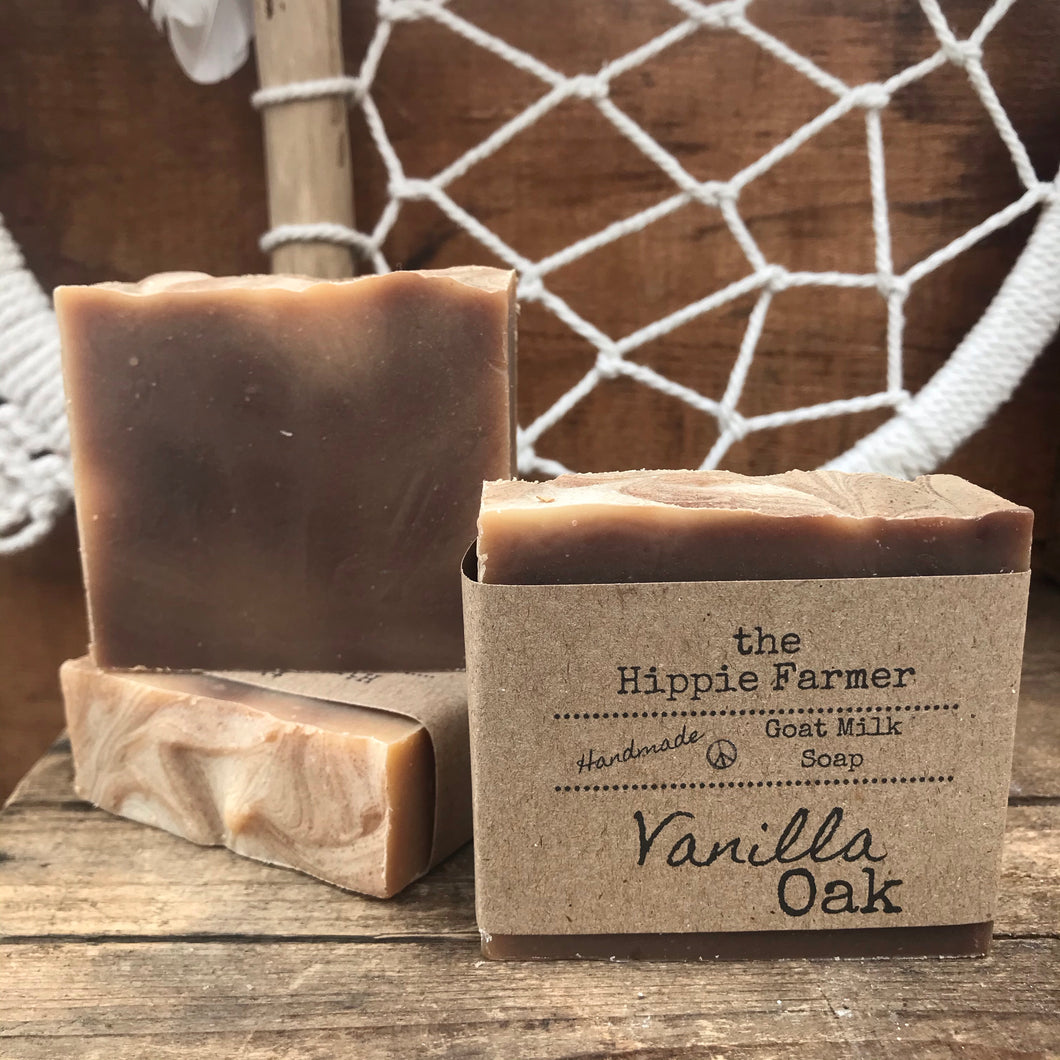 Goat Milk Soap - Vanilla Oak - The Hippie Farmer