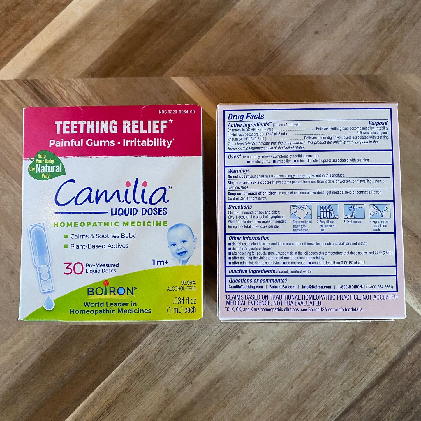 Teething Relief - Camilia Liquid - 15 or 30 Pre-measured Doses - by Boiron Homeopathic Medicine - The Hippie Farmer