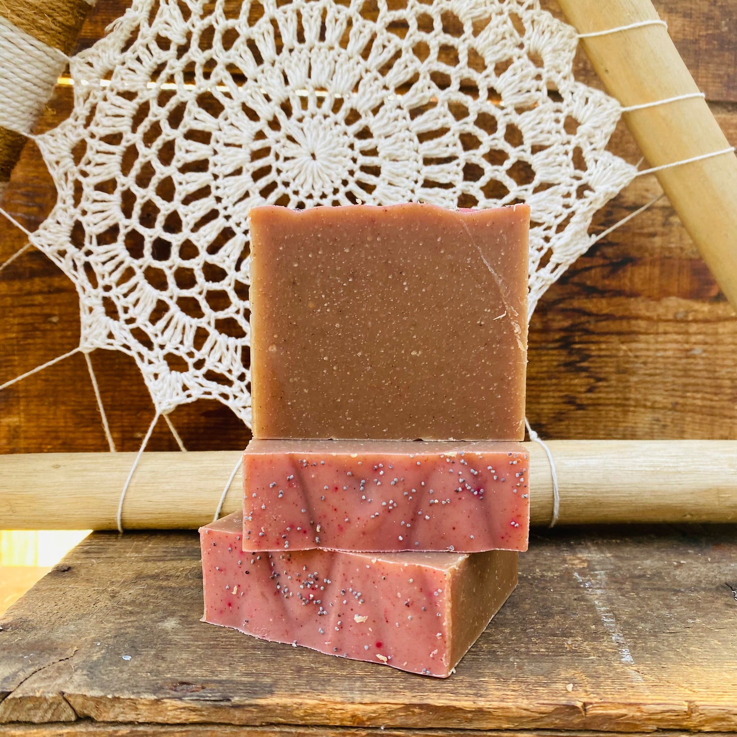 Goat Milk Soap - Strawberry Fields - The Hippie Farmer