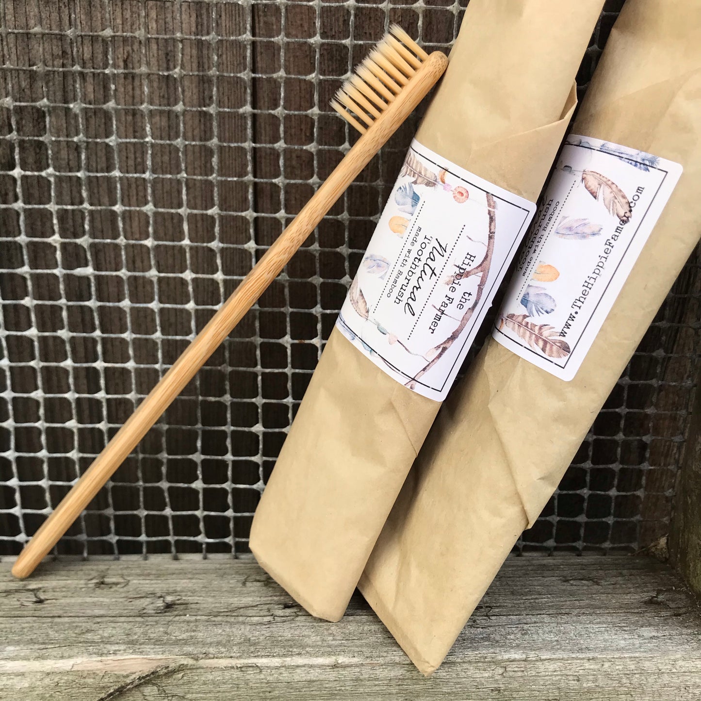 Natural Soft Bamboo Toothbrush - The Hippie Farmer