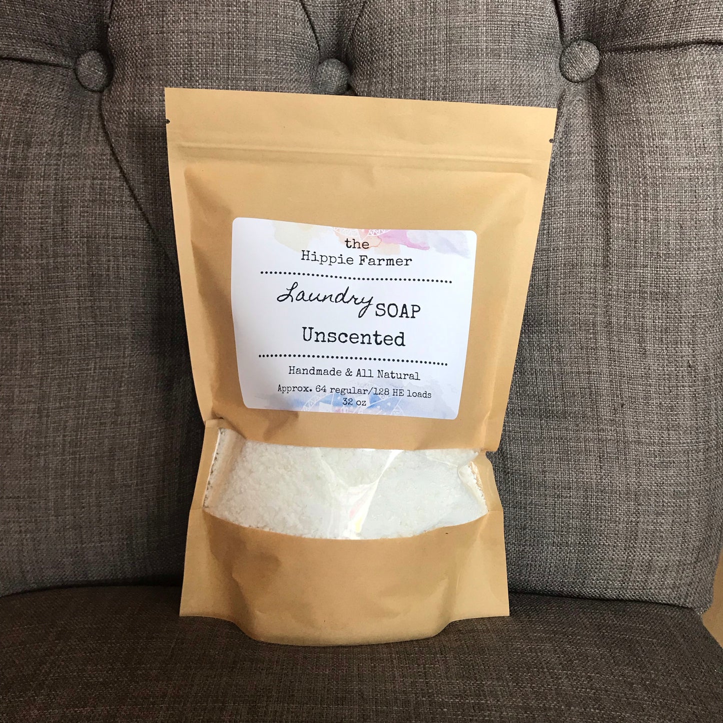 Handmade Laundry Soap - Lemongrass, Rosemary Lavender, or Unscented - The Hippie Farmer
