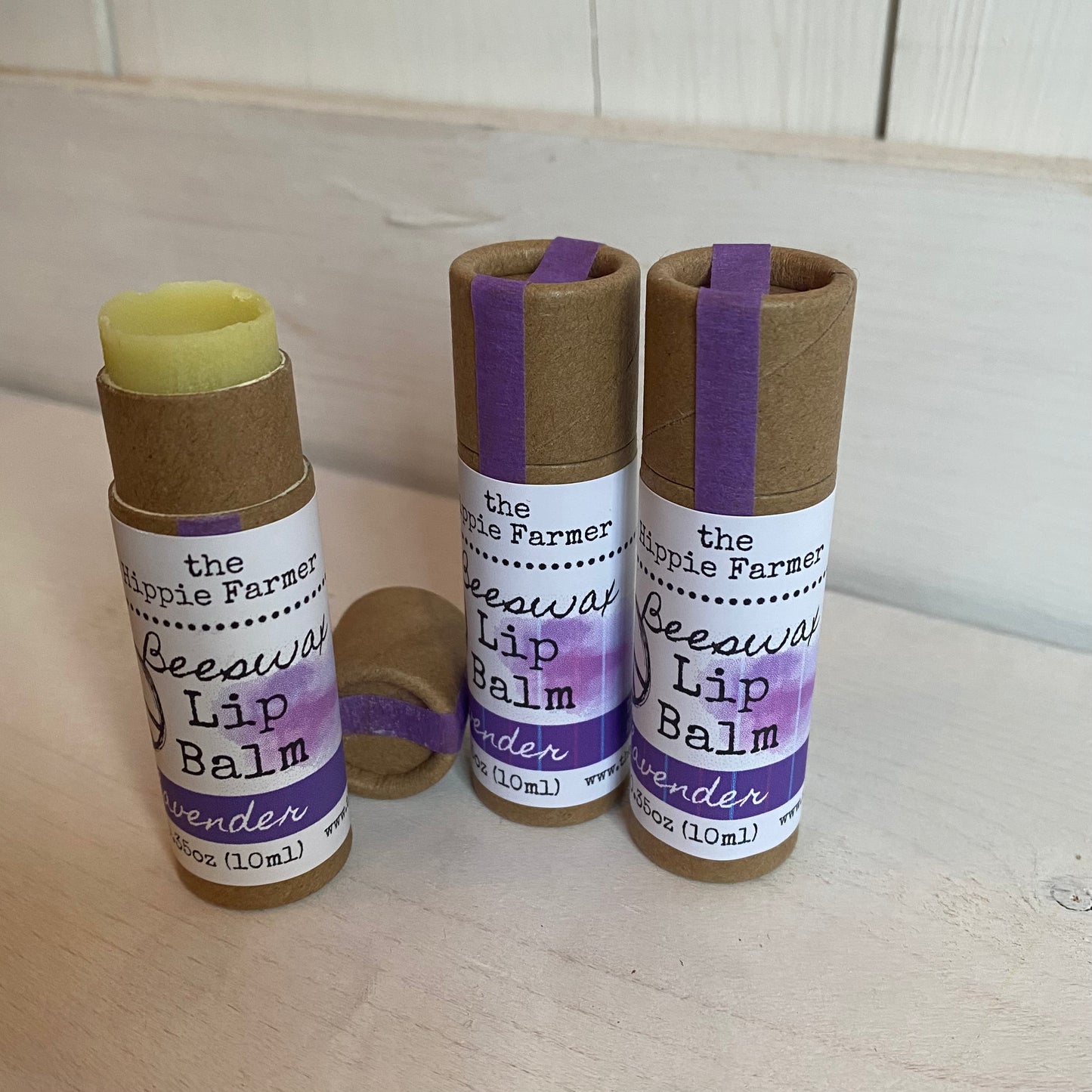 Lavender Lip Balm - Tube - 0.35oz - The Hippie Farmer