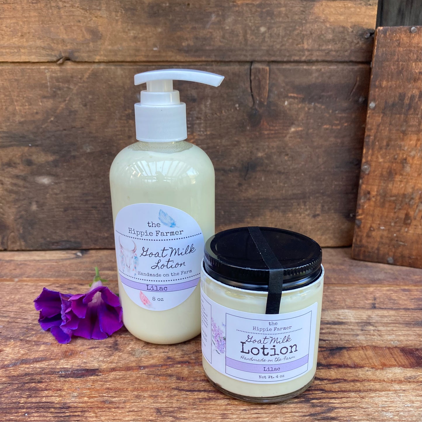 Goat Milk Lotion - Lilac - The Hippie Farmer