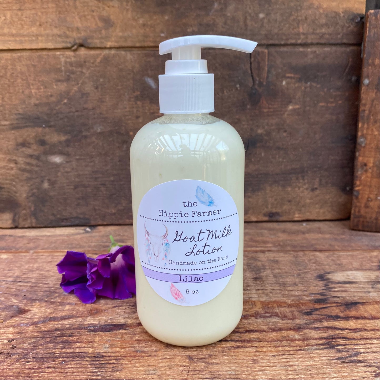 Goat Milk Lotion - Lilac - The Hippie Farmer