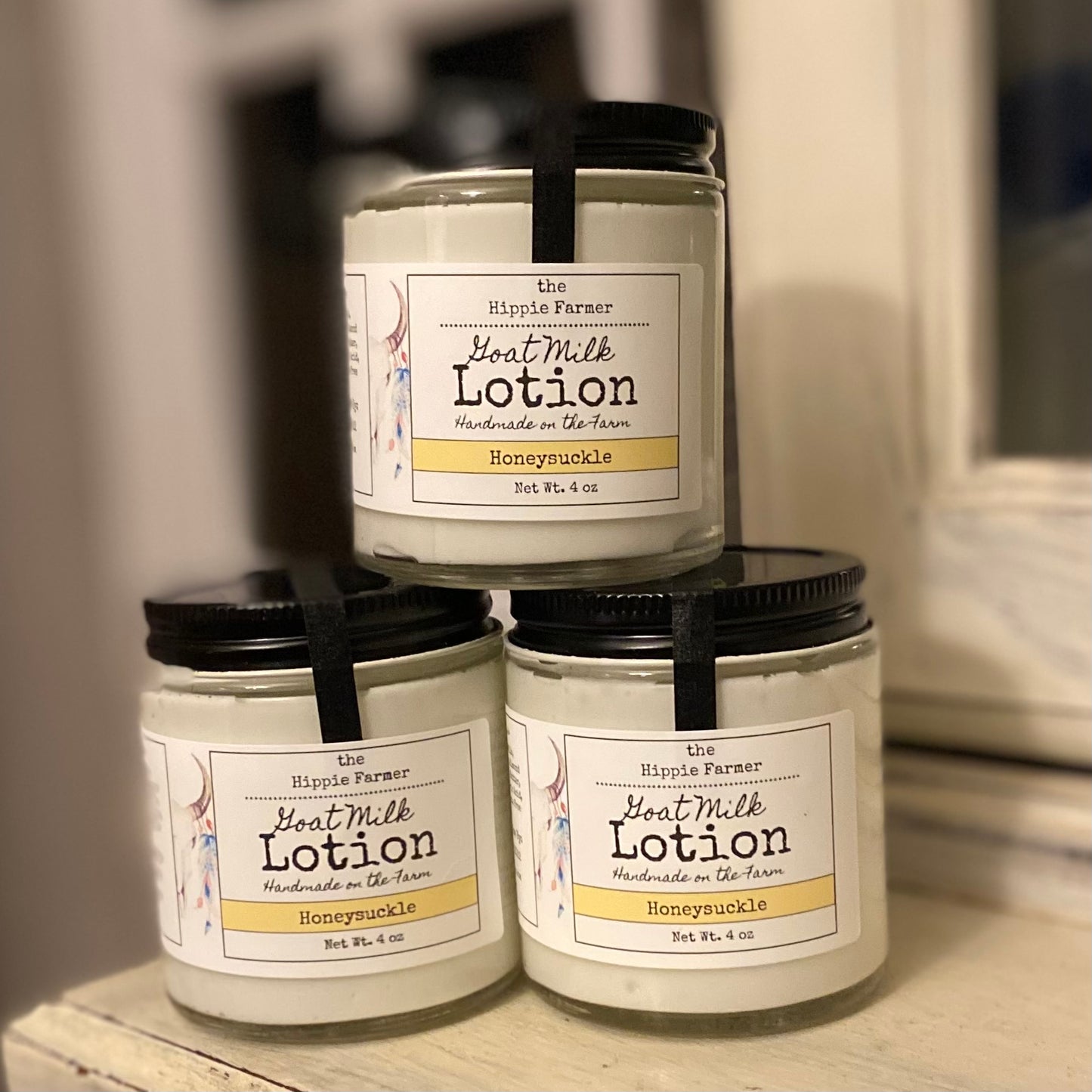 Goat Milk Lotion - Honeysuckle - The Hippie Farmer