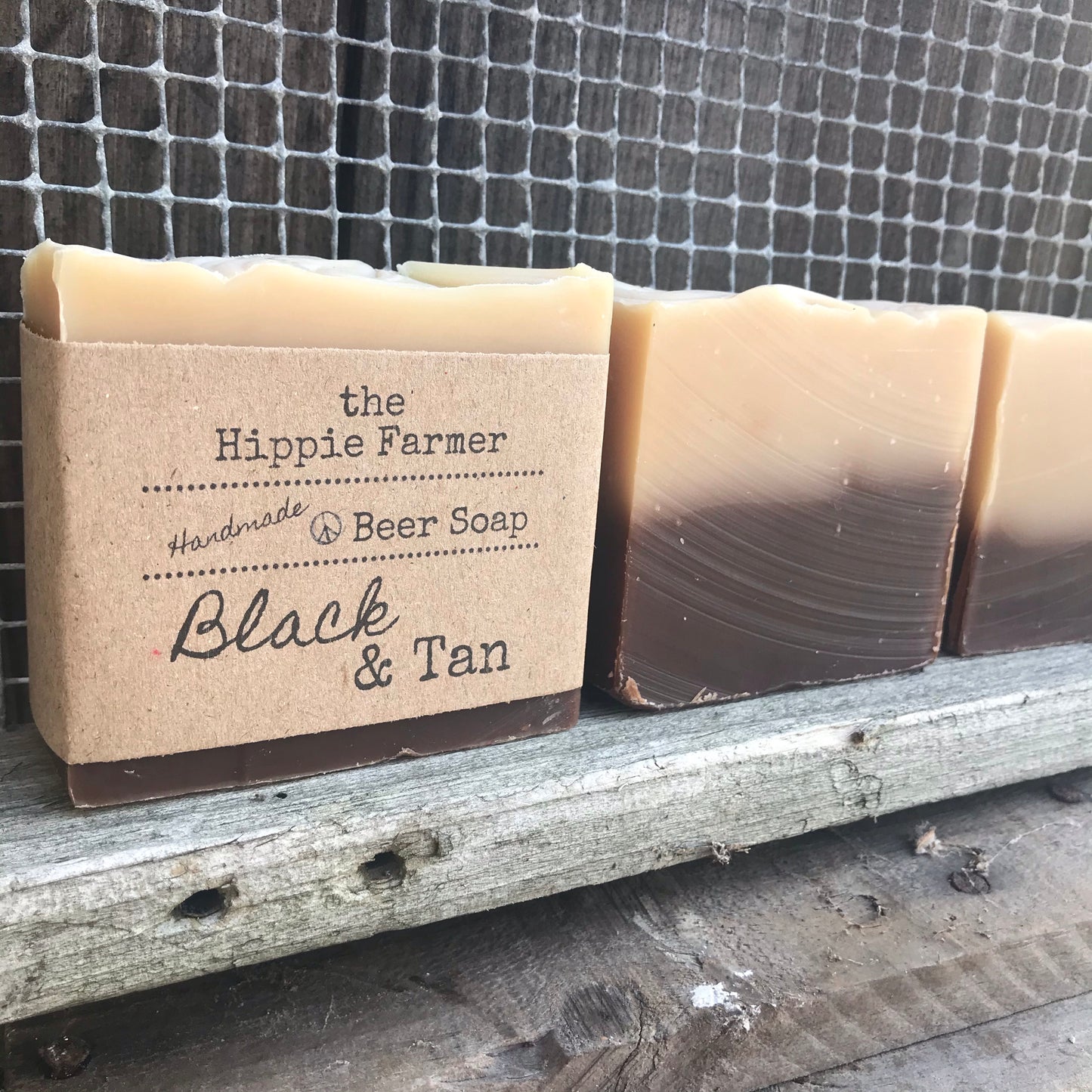 Beer Milk Soap - Black & Tan - The Hippie Farmer