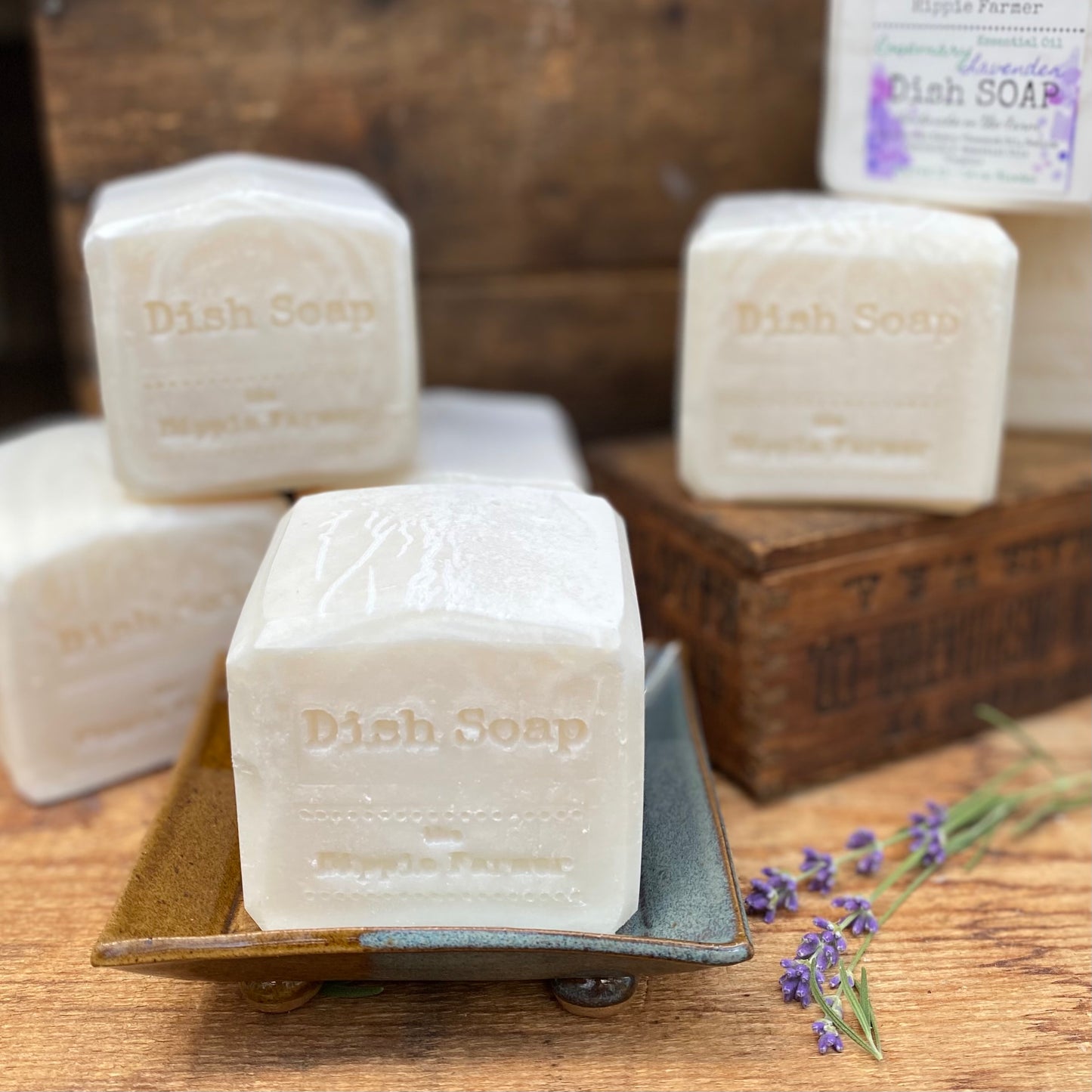 Dish Soap - Rosemary Lavender - Half or Full Bar - The Hippie Farmer