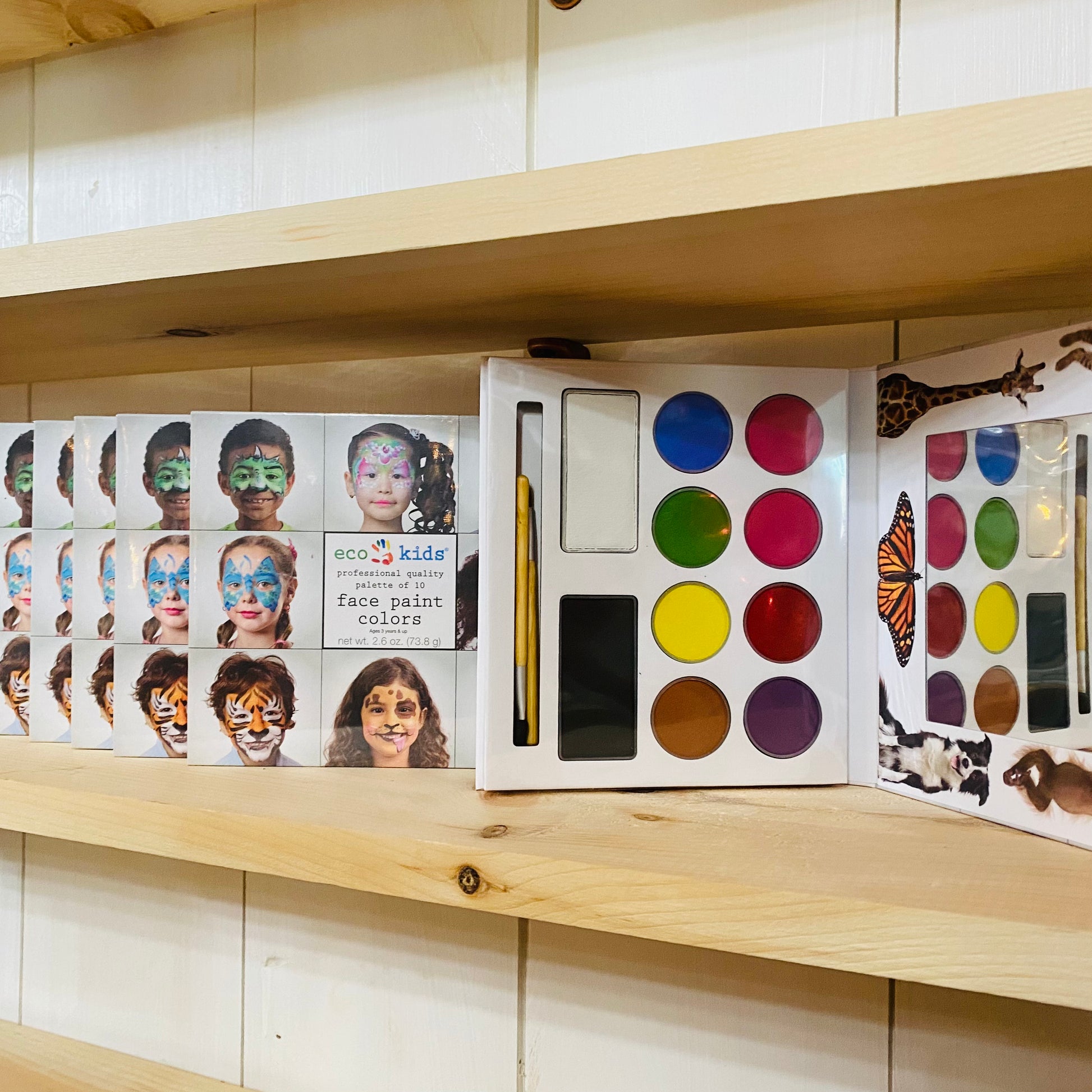 Face Paint - Professional Quality Palette of 10 Colors - by eco kids - The Hippie Farmer