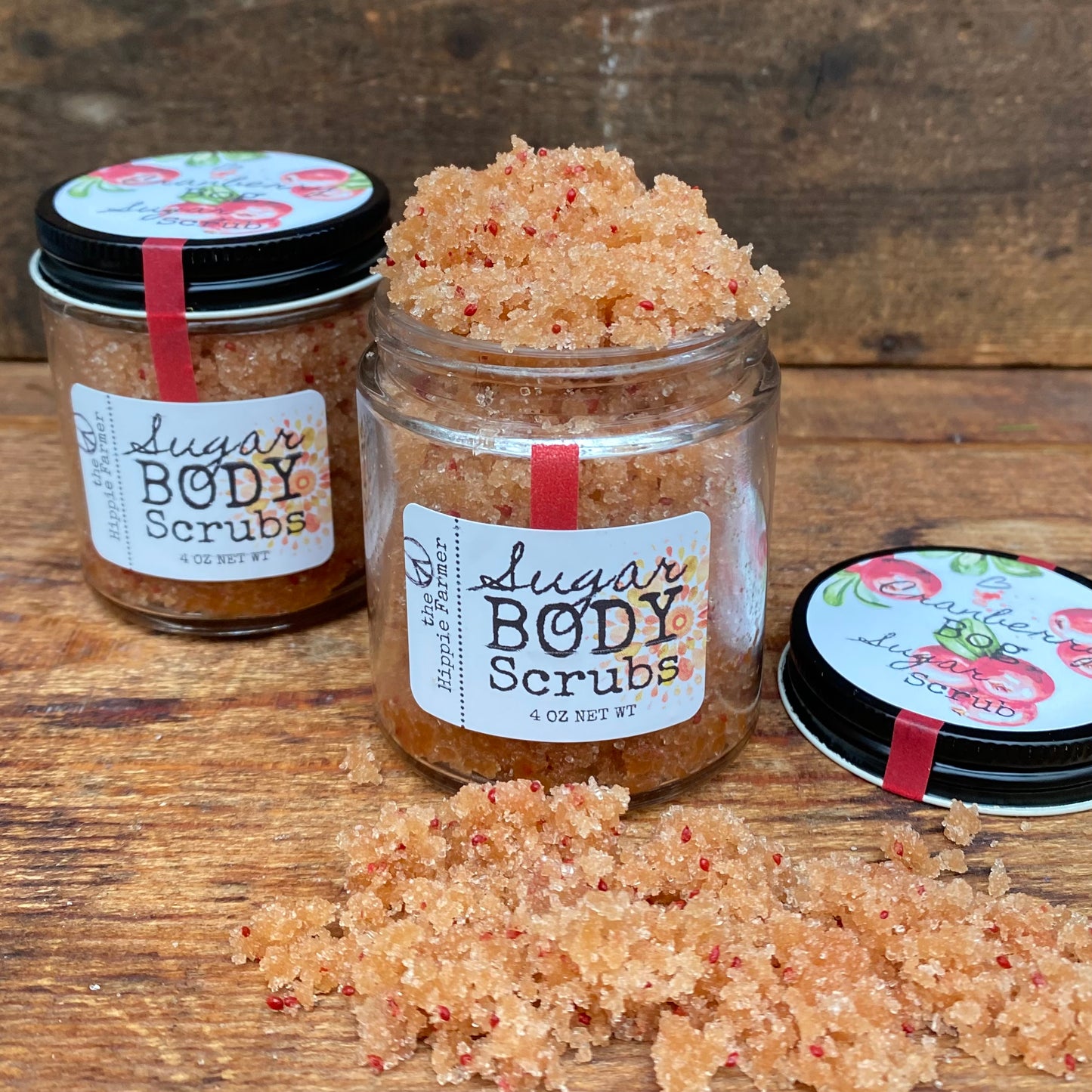 Sugar Body Scrub - Cranberry Bog - The Hippie Farmer