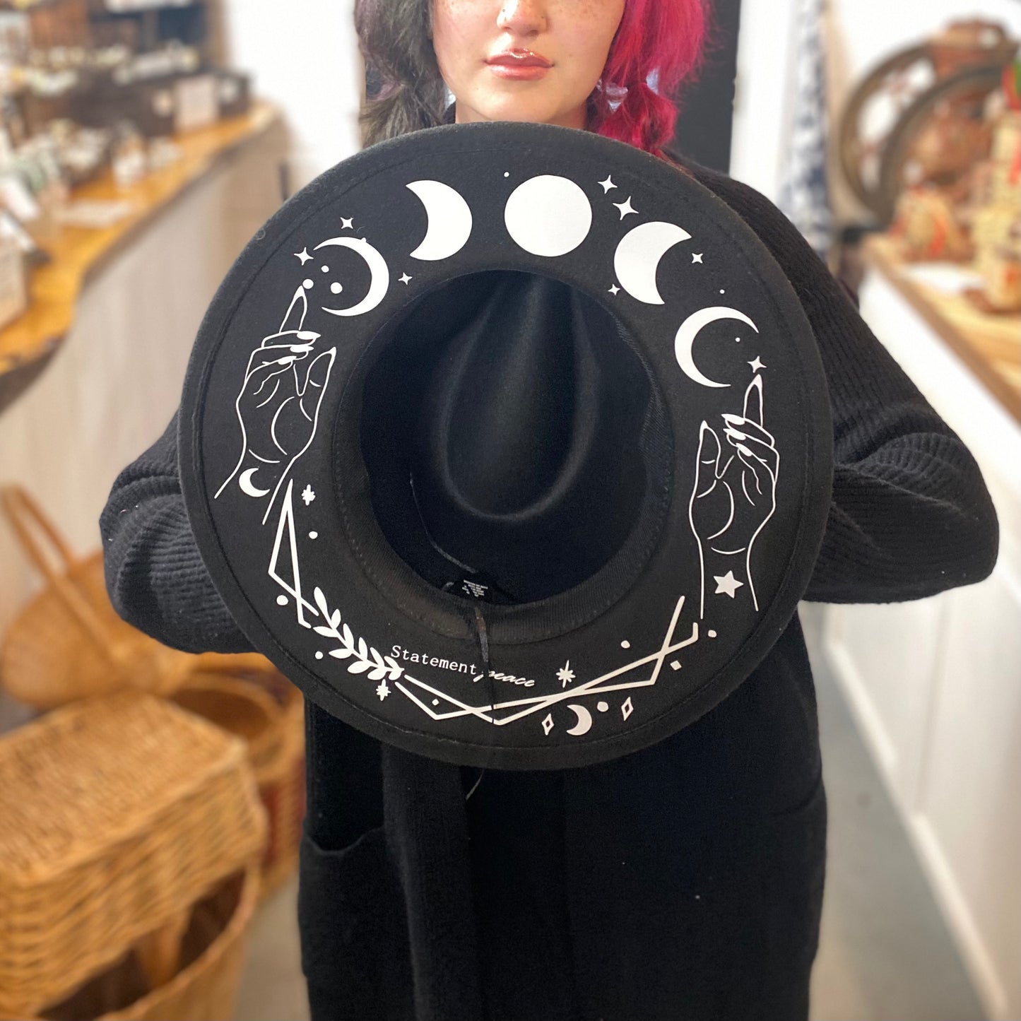 Boho Magic Hat - Black or Brown - by Statement PEACE - The Hippie Farmer