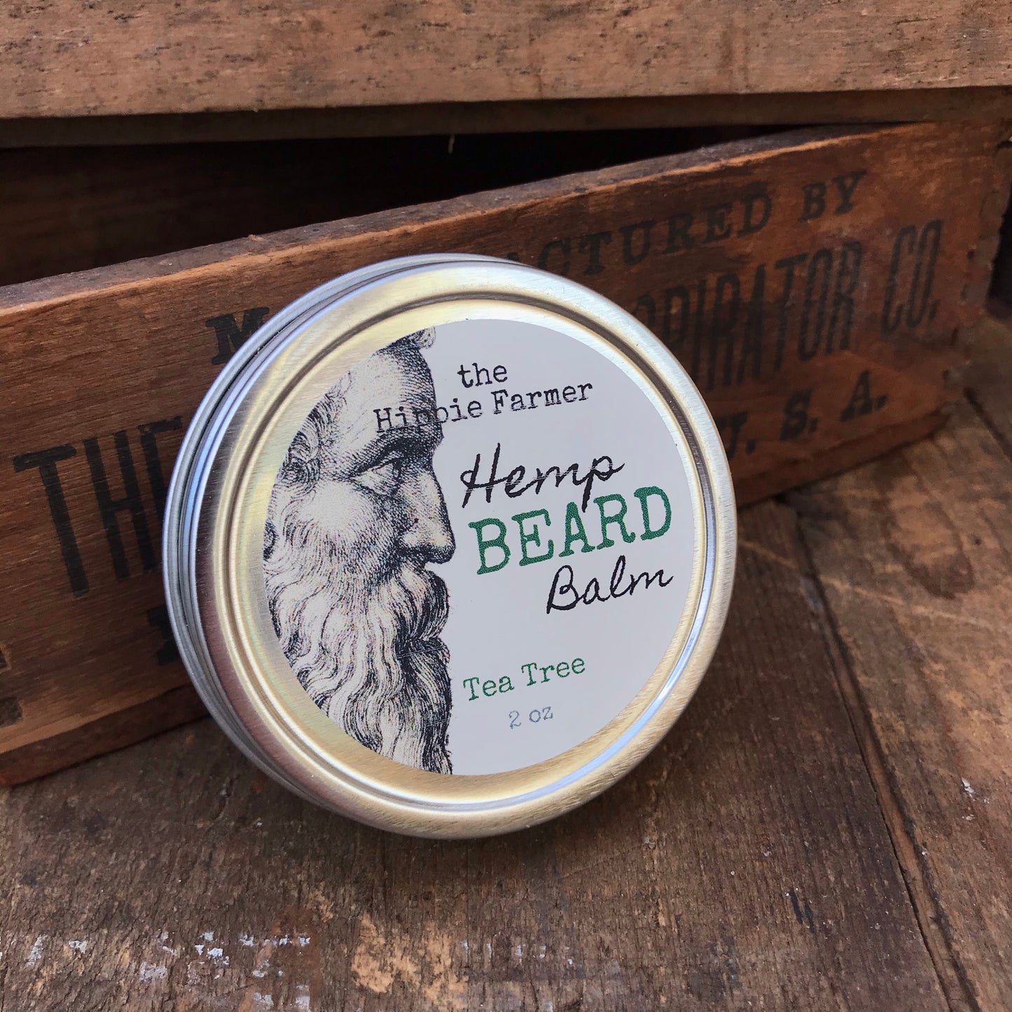 Hemp Beard Balm - Tea Tree - The Hippie Farmer