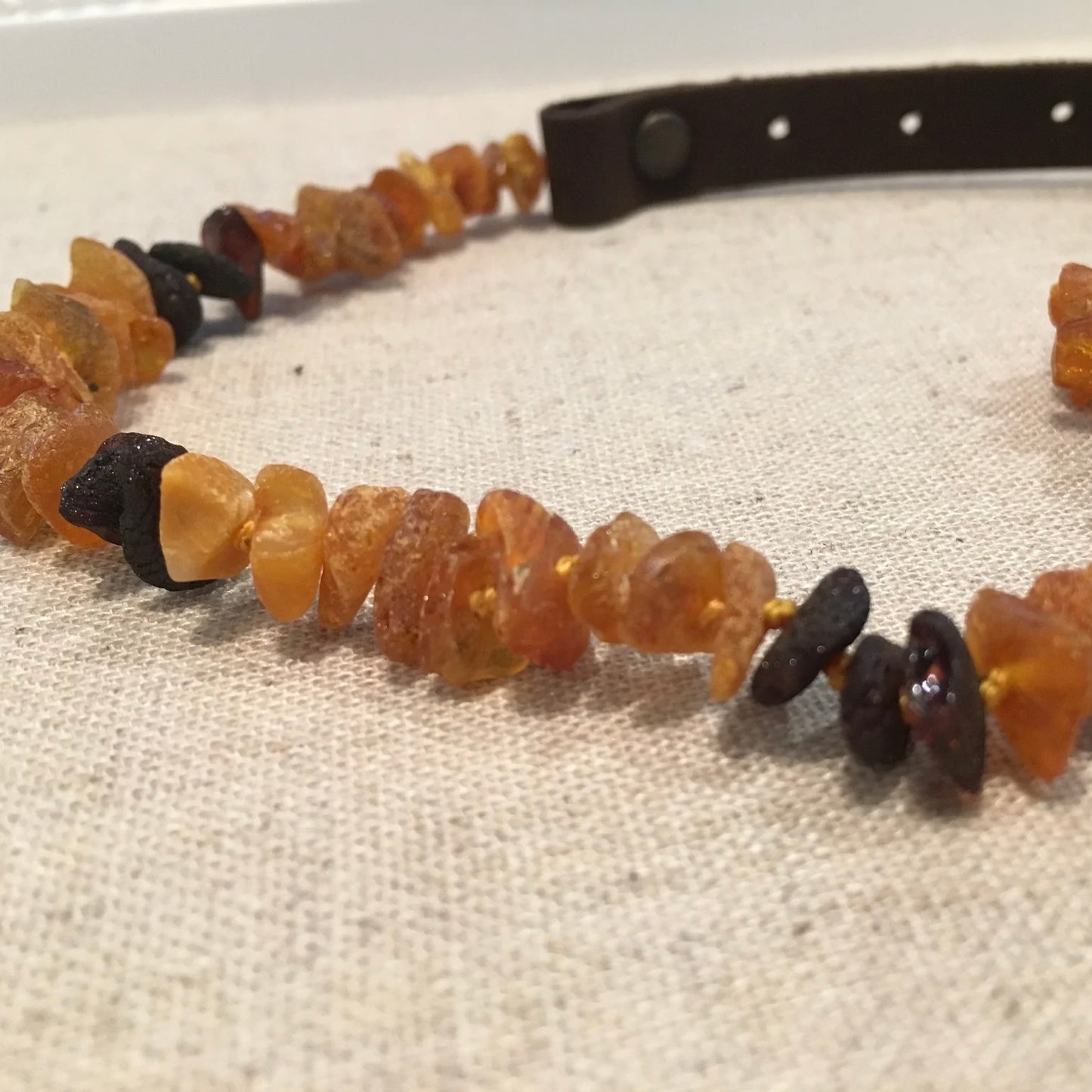 Dog & Cat - Amber Pet Collars - Natural Flea and Tick Protection - 12”, 16” or 24” - By Baltic Essentials - The Hippie Farmer