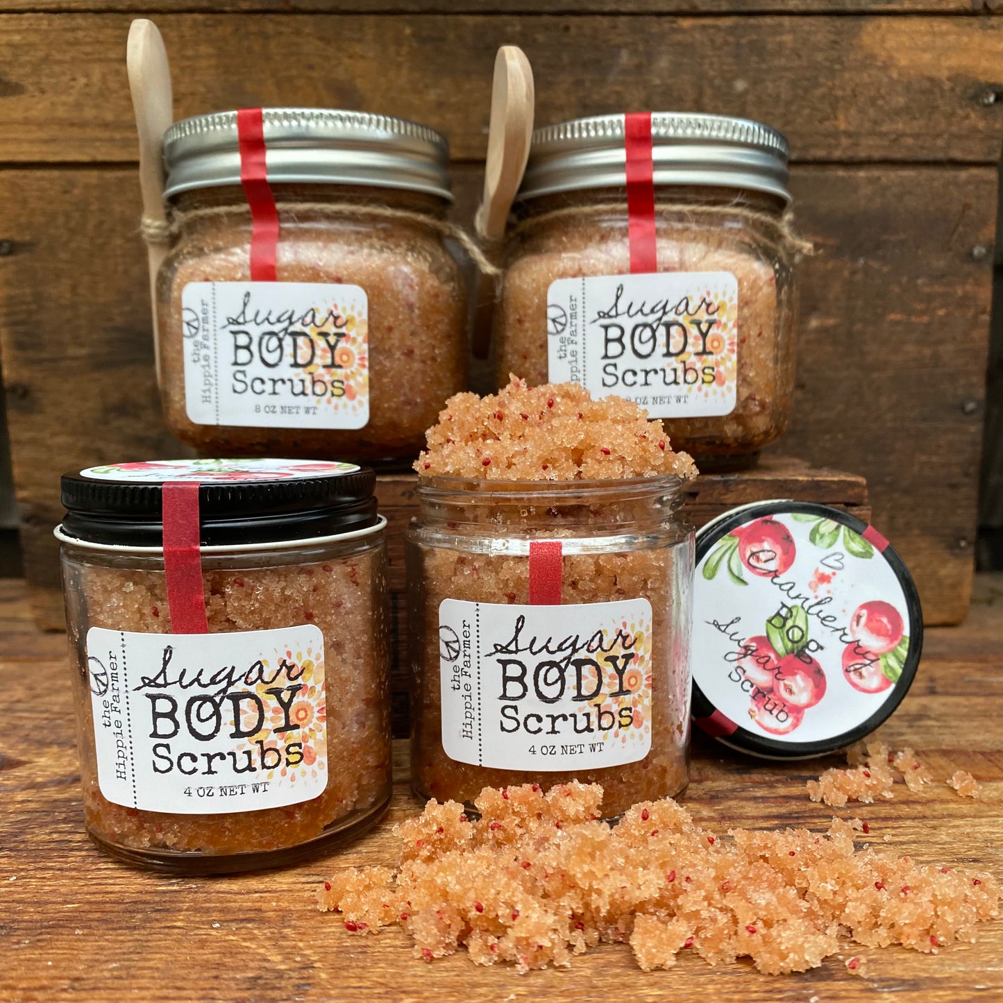Sugar Body Scrub - Cranberry Bog - The Hippie Farmer
