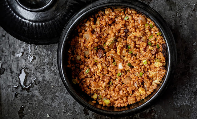 Korean Inspired Spelt Stir Fry 