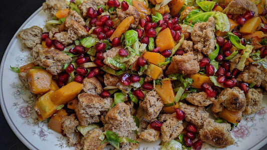 Sourdough Winter Panzanella Salad