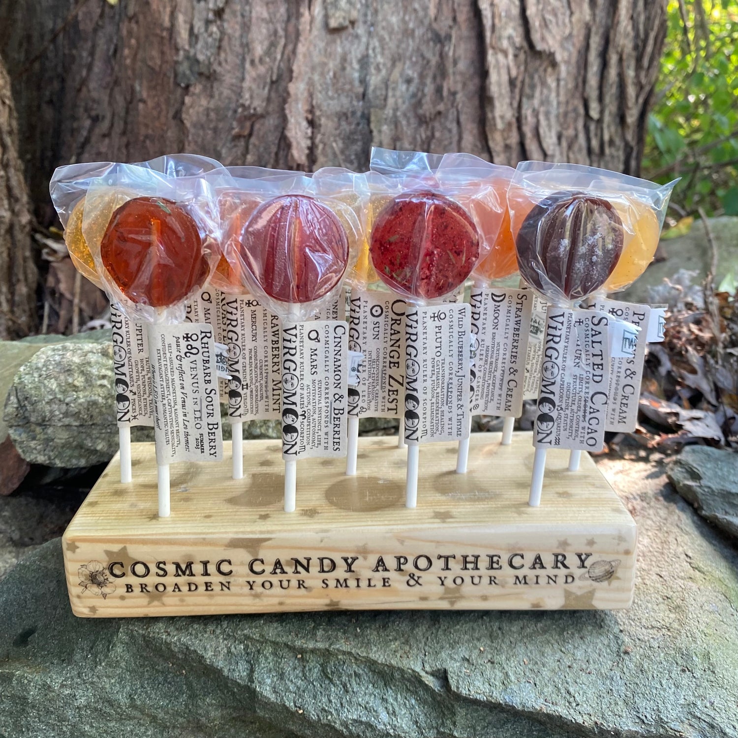 Plants & Planets Lollipops - Cosmic Candy Apothecary- Assorted Flavors - by VirgoMoon - The Hippie Farmer