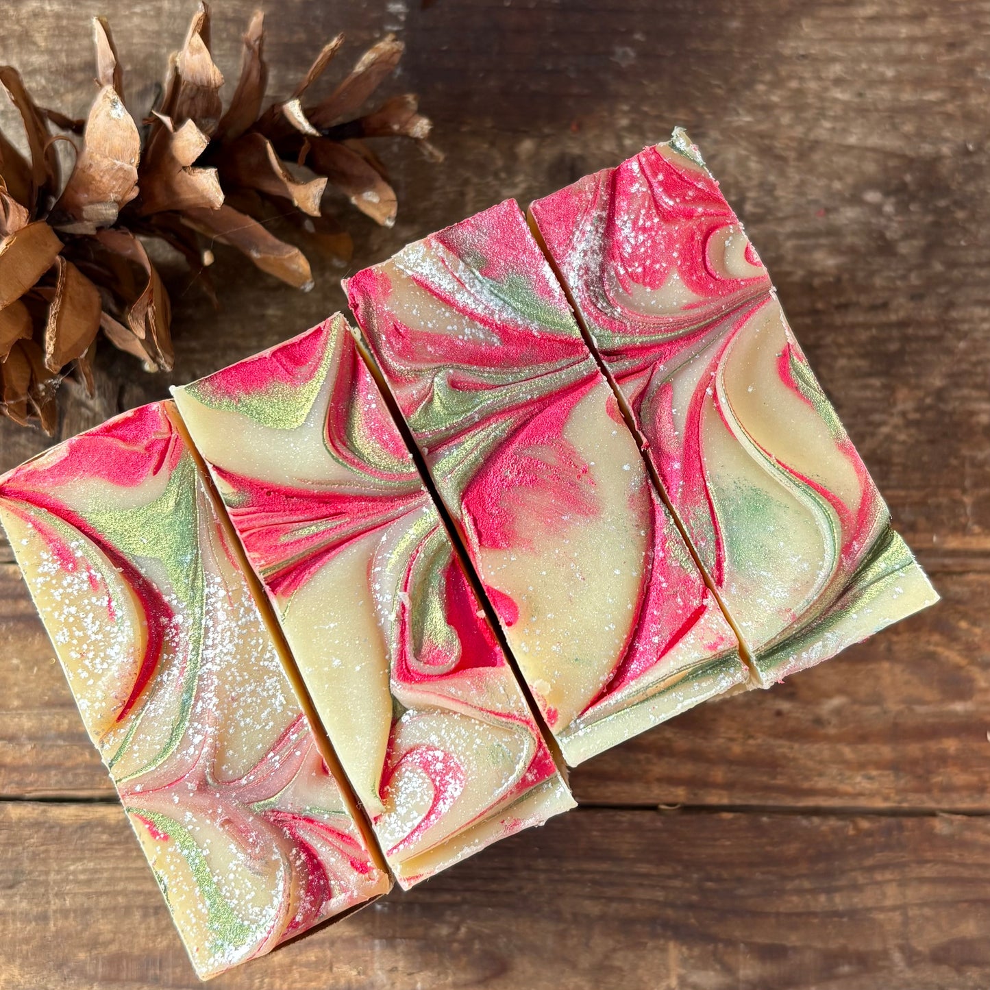 Seasonal Goat Milk Soap - Peppermint Candy