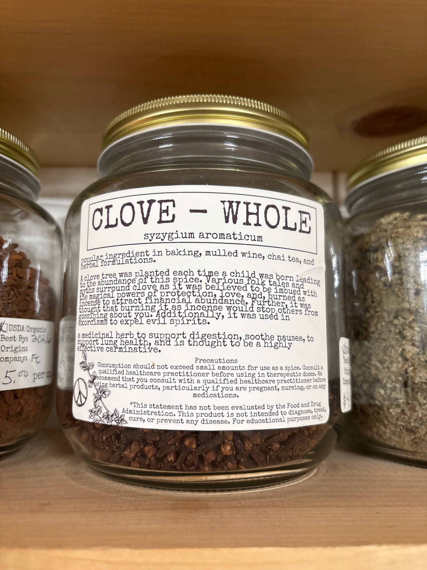 Loose Leaf Herbs - per half oz - Organic