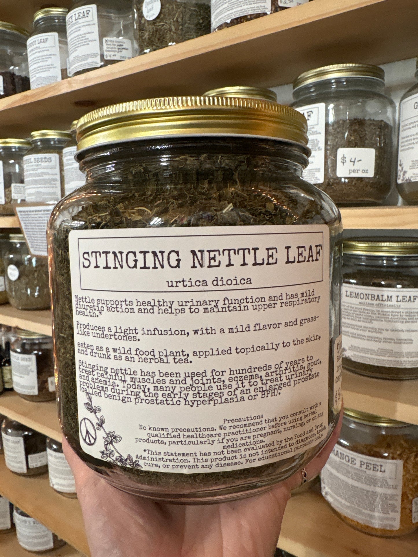 Loose Leaf Herbs - per half oz - Organic - The Hippie Farmer
