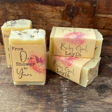 Load image into Gallery viewer, Goat Milk Soap Bar Favors - Weddings, Baby Showers, &amp; more... - Half bars (Bulk ONLY, 20 minimum)