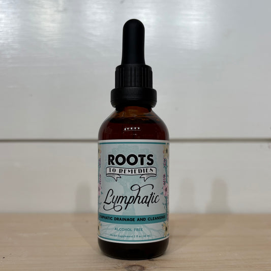 LYMPHATIC  - Lymphatic Drainage and Cleaning - Alcohol Free 2 fl oz- by Roots to Remedies - The Hippie Farmer