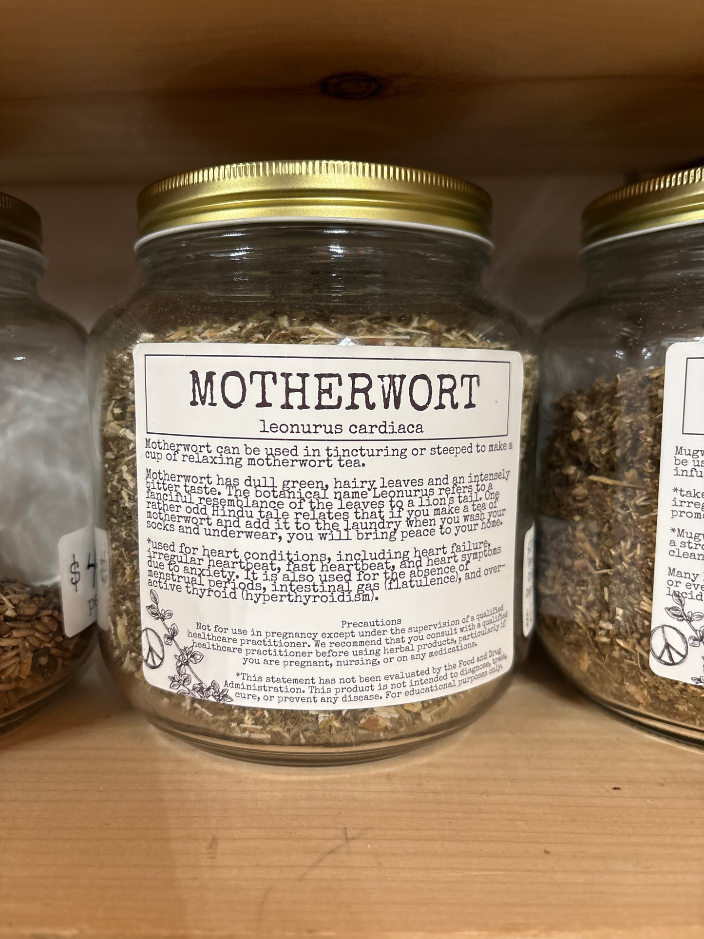 Loose Leaf Herbs - per half oz - Organic