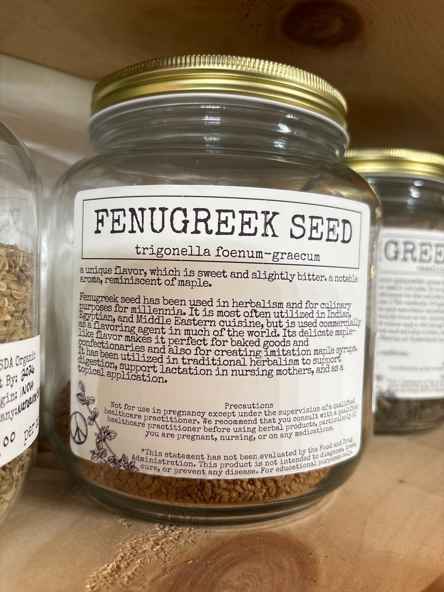 Loose Leaf Herbs - per half oz - Organic